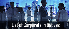 List of Corporate Initiatives
